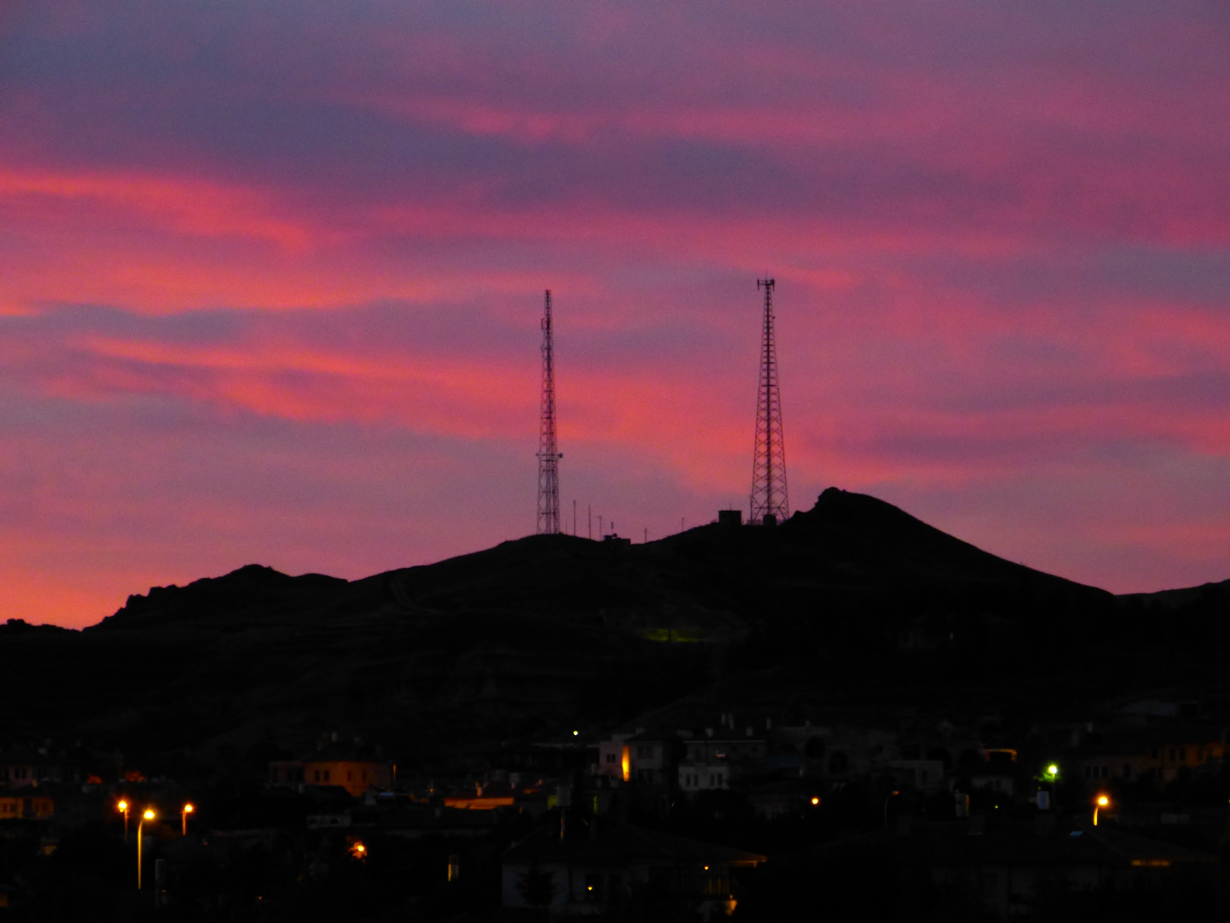 Pink sky in early morning free image download