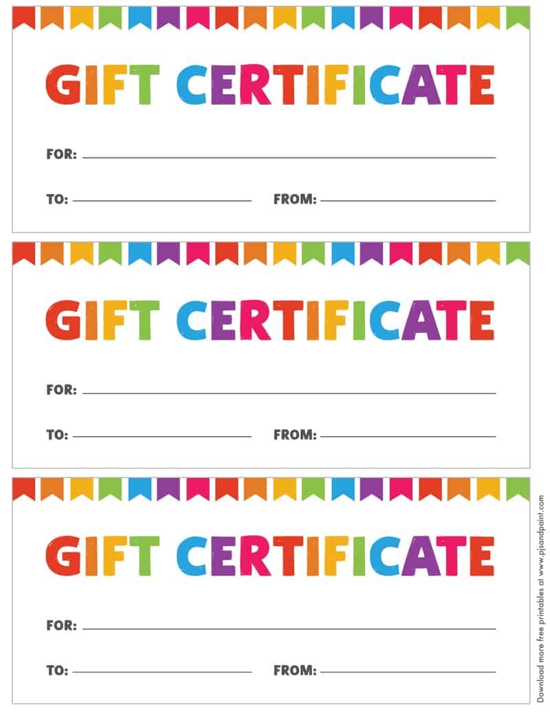 free printable gift card templates that can be customized online - free ...