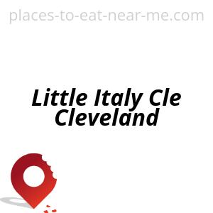 Little Italy Cle (Cleveland) 12018 Mayfield Rd, Cleveland, OH 44106 ...