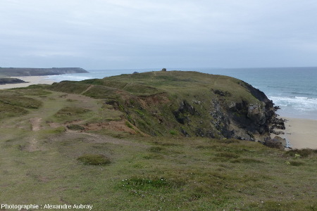 La pointe de Lostmarc'h vue vers le Sud – Ouest