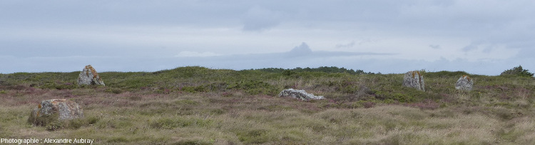 Alignement de menhirs de la pointe de Lostmarc'h