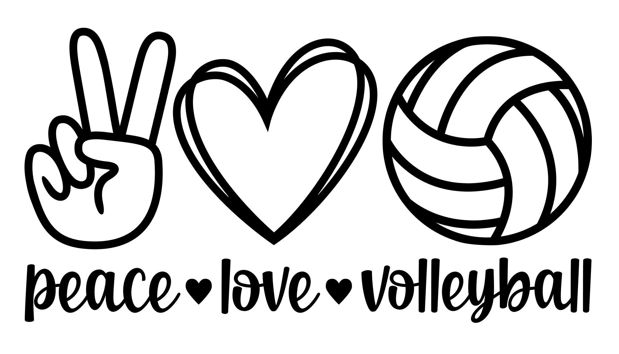 Peace, Love, Volleyball Youth – Planks and Paint DIY Workshop & Boutique