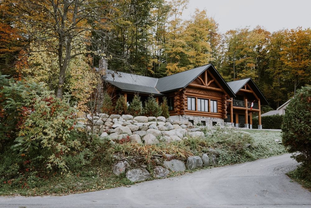 A house in the mountains