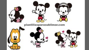 Playeras para Parejas – Mickey – Mimi Vectores