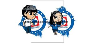 Vector para Playeras de Parejas Cruz Azul