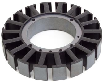 Overmolded stator