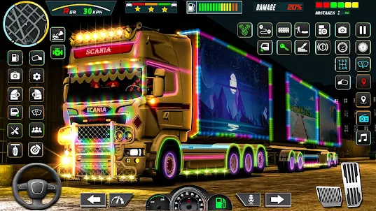 下載 US Euro Truck Driving Games 3d APK 安卓版 - 雷電模擬器