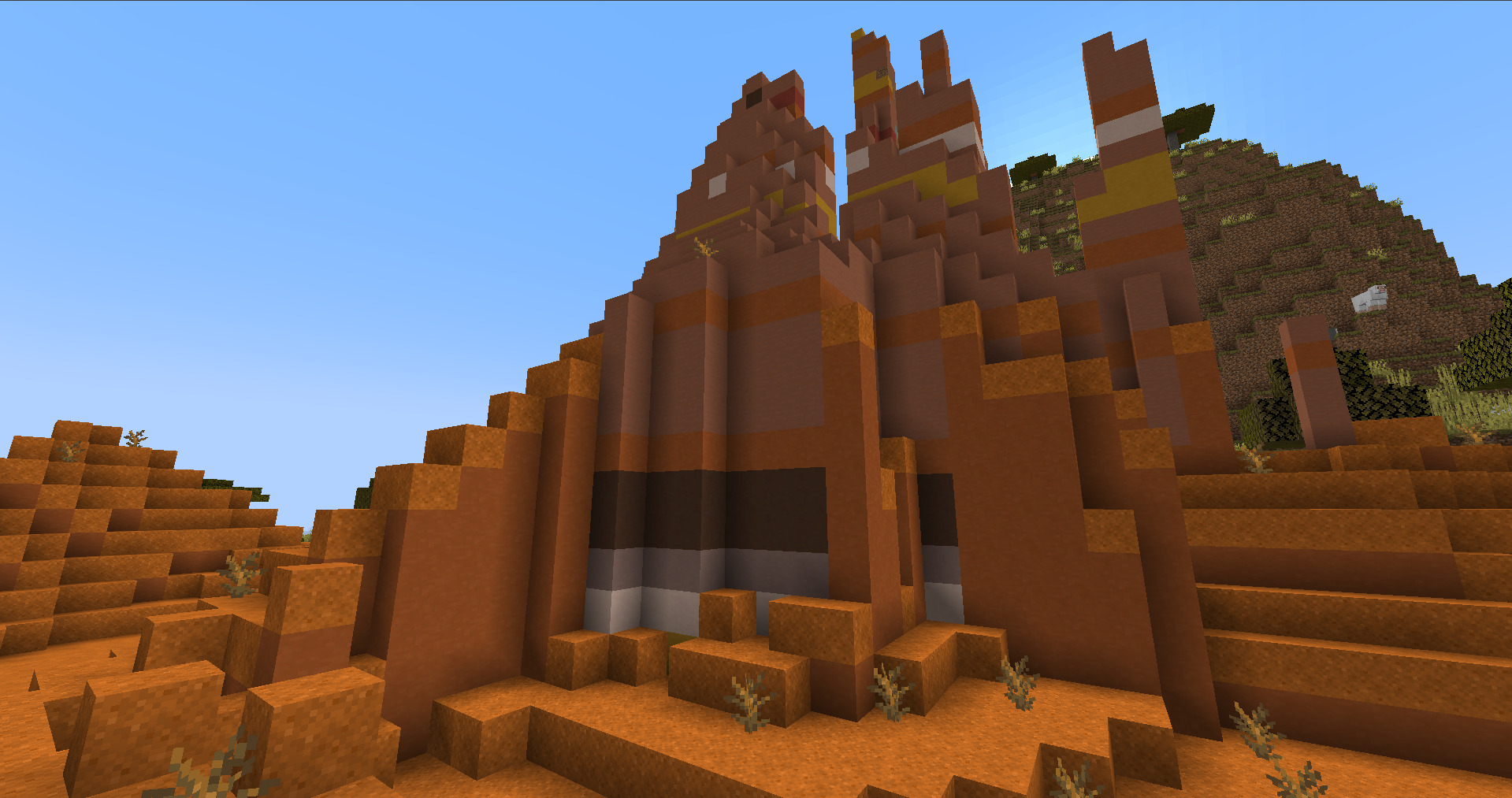 Terracotta in Badlands Biome