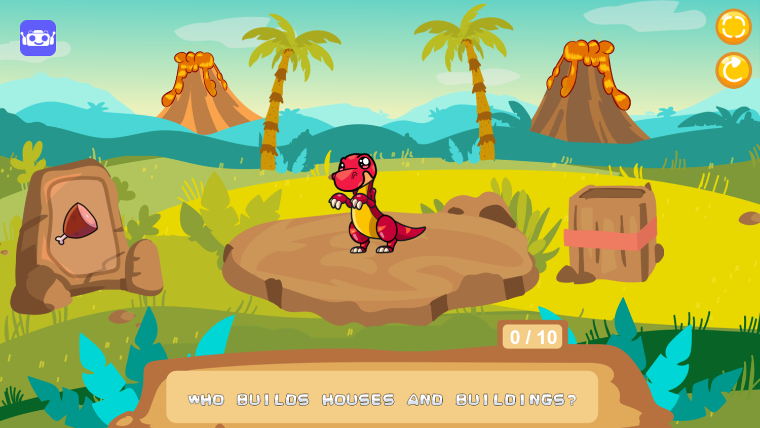 🕹️ Play Feed The Dinosaur Game: Free Online Dino Feeding Educational ...