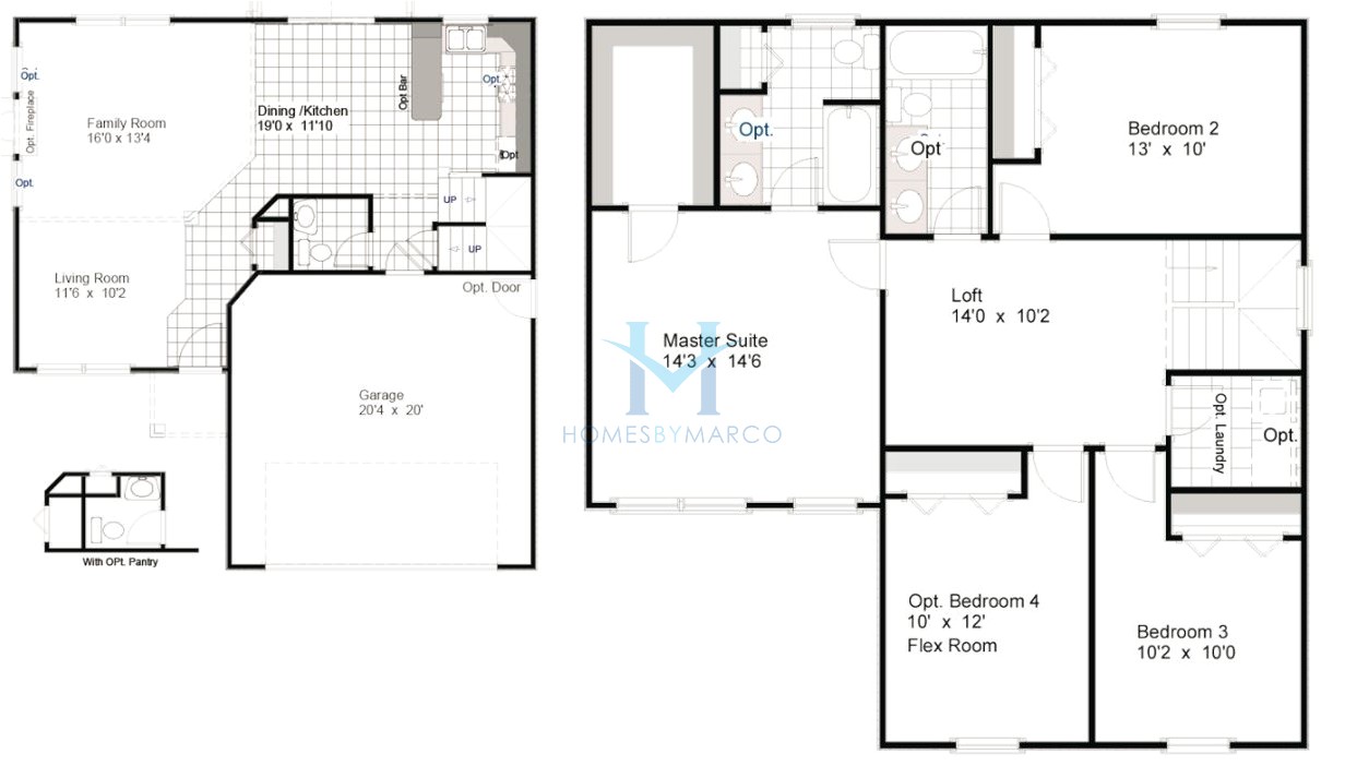 arbor homes redwood floor plan