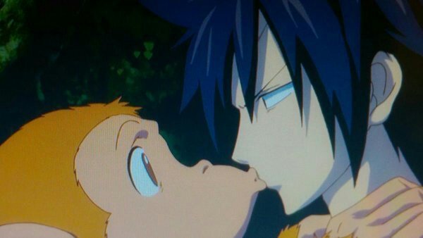 Fairy Tail Lucy X Gray Kiss