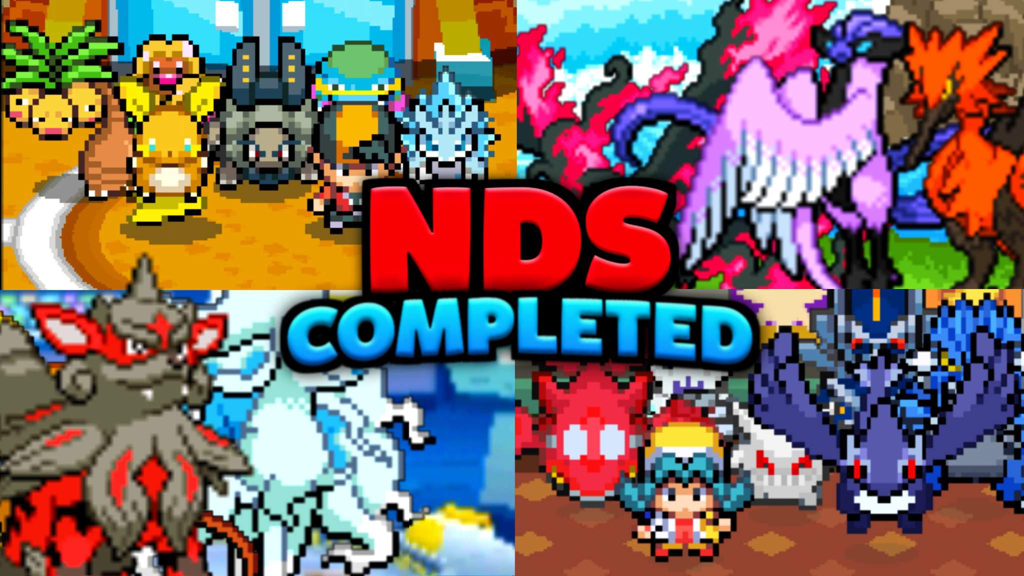 Pokemon NDS Rom Hack 2023 With Hisuian & Galarian Forms, Shadow ...