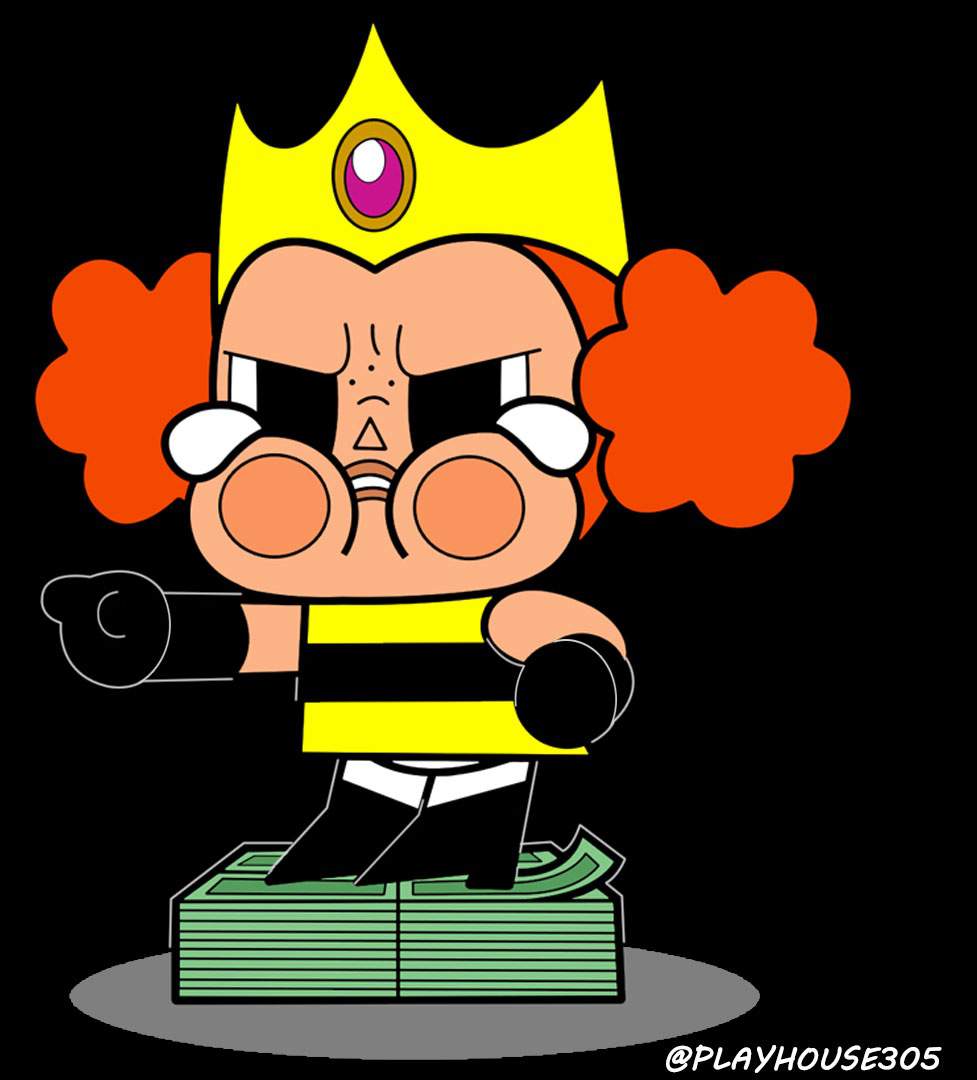 Popmart Crybaby X Powerpuff Girls Hidden Princess Morbucks Digital ...