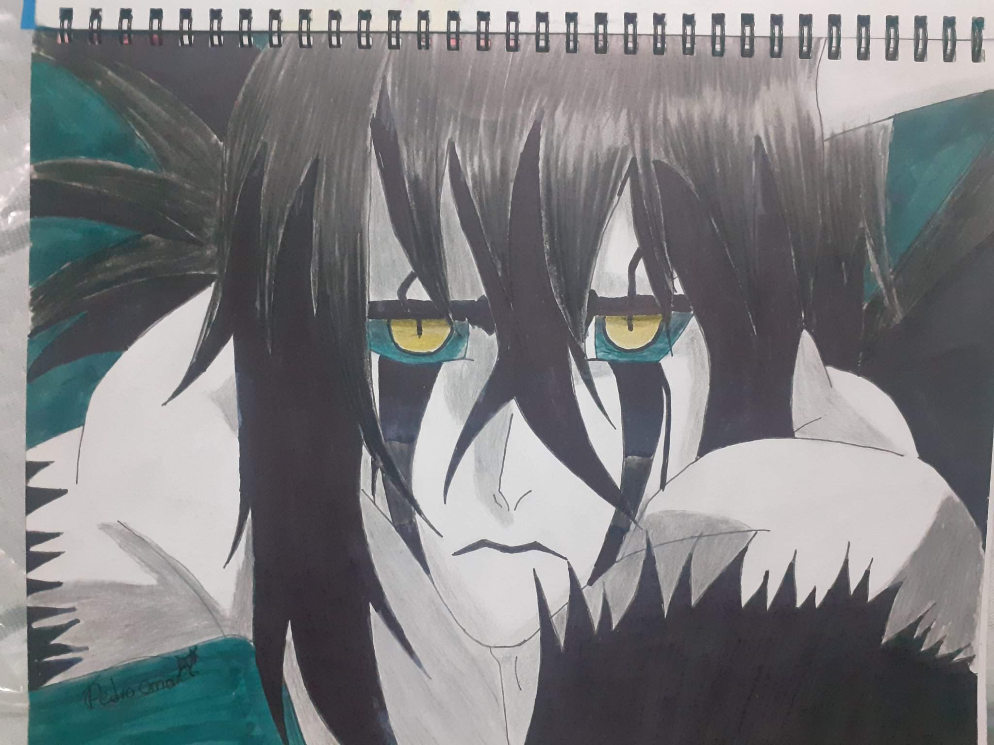 Ulquiurra de bleach espero les guste amigos 👻😂🤣 😁 💙💙 | •Arte Amino• Amino