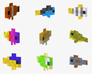 Fancy Fish Mod 2 - Png Minecraft Fish Tropical, Transparent Png ...