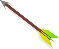 Arrow bow PNG