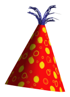 Party birthday hat PNG