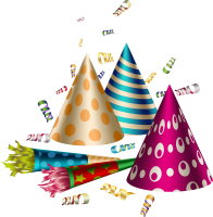 Party birthday hat PNG