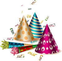 Party birthday hat PNG