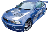 blue racing BMW PNG image, free download