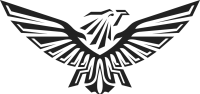 Eagle black logo PNG image, free download