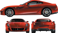 Ferrari car PNG image