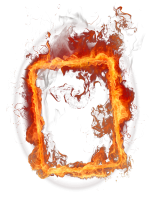 Fire frame PNG image