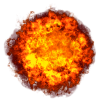 Fire transparent PNG image