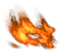 Fire transparent PNG image