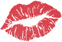 Lips kiss PNG image