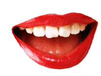 Red lips PNG image