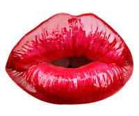 Red lips PNG image