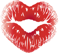 Lips kiss PNG image