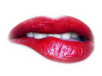 Red lips PNG image