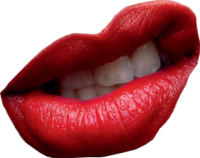 Red lips PNG image