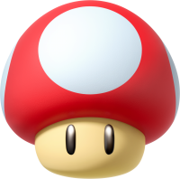 Mario mushroom PNG