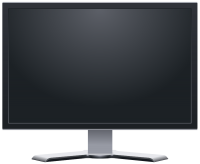 LCD display monitor PNG image