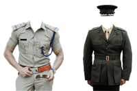 policeman frame suit PNG