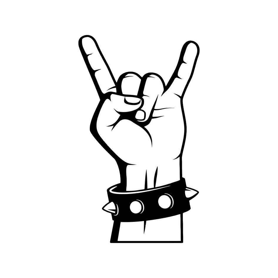 Sticker Punk Rock Png Clipart Png Download Png Rock Transparent Png ...