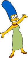 Marge Simpson PNG