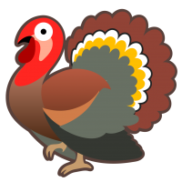 Turkey bird PNG