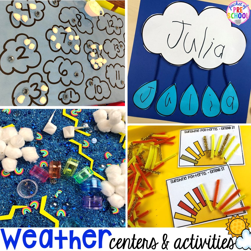 Weather Crafts For Kindergarten