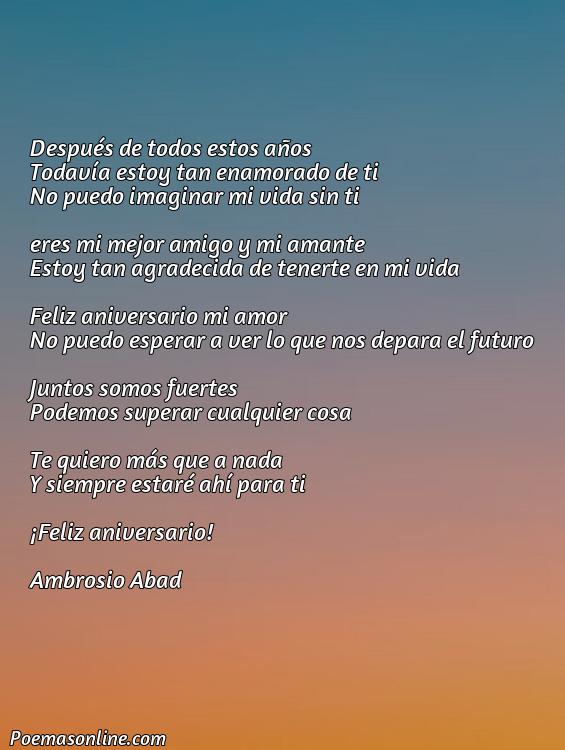 Inspirador Poema para Aniversario de Bodas Cortos, Poemas para Aniversario de Bodas Cortos