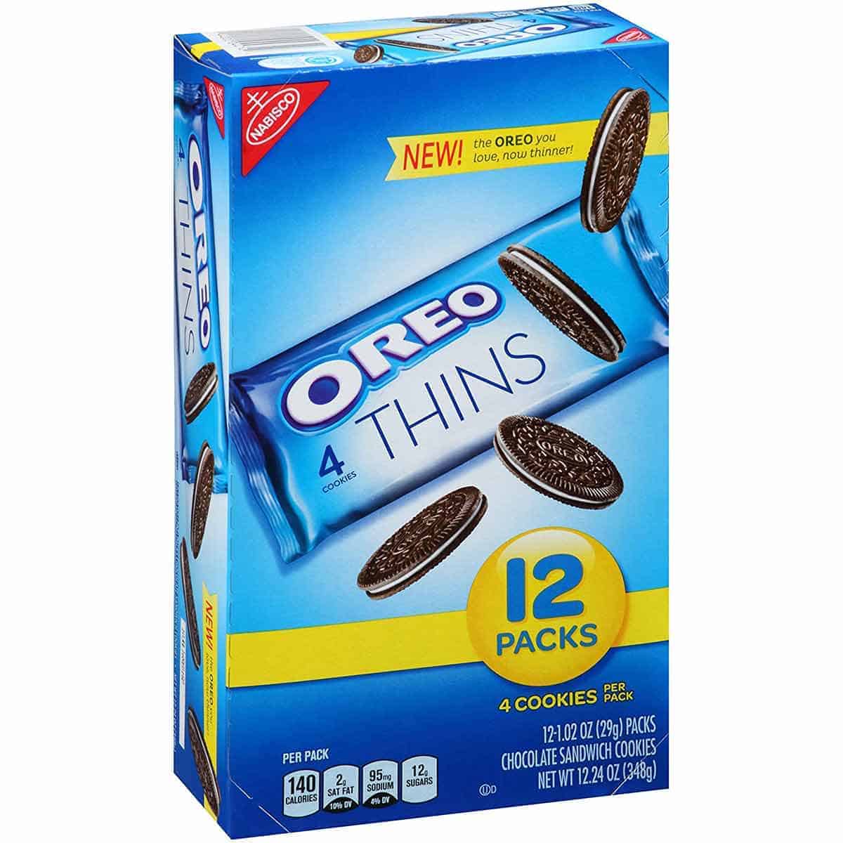 A box of Oreo Thins