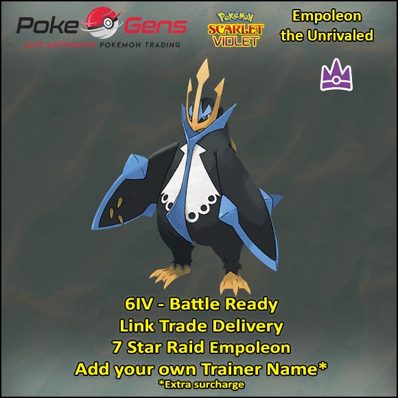 Empoleon the Unrivaled [SV] – PokeGens