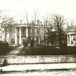 Polk Place, Nashville, where Polk lived at the end of his life in 1849 and where he was buried until 1893; house was demolished in 1901 (James K. Polk Memorial Association)