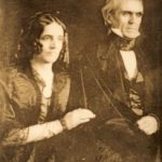 President Polk with wife Sarah Childress Polk, photograph probably by John Plumbe, Jr., c. 1846 (James K. Polk Memorial Association)