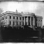 Earliest known photograph of the White House, by John Plumbe, Jr., c. 1846 (Library of Congress)