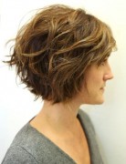 Messy Short Wavy Bob Haircut