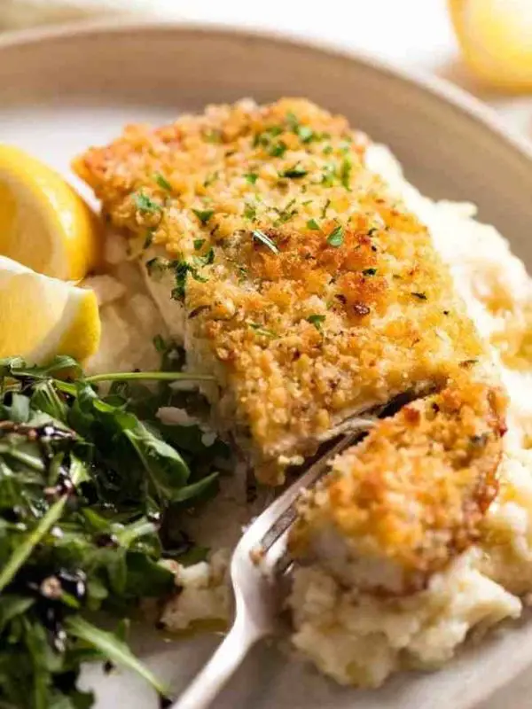 Parmesan Garlic Crumbed Fish